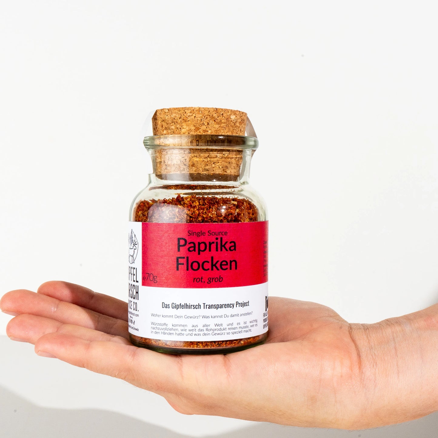 Paprika Flakes, red, coarse