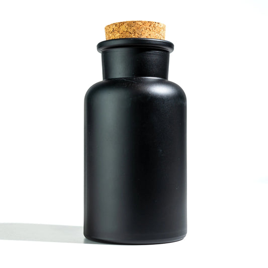 Cork Jar 300ml black coated