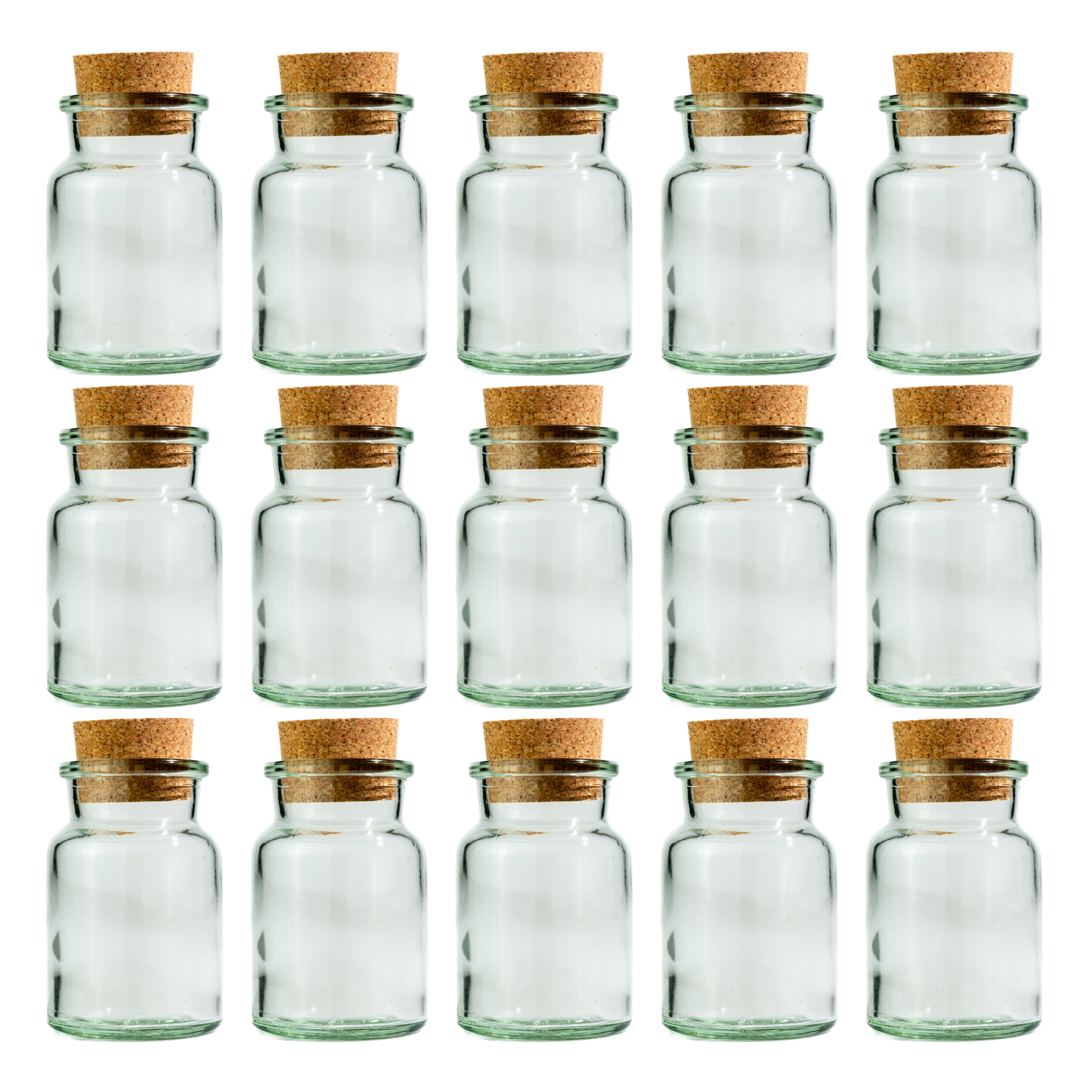 15x Korkenglas 150ml