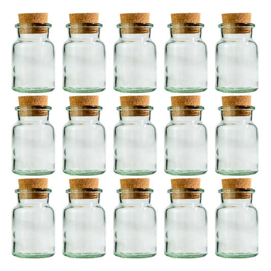 150ml Cork Jar Bigpack (15 jars)