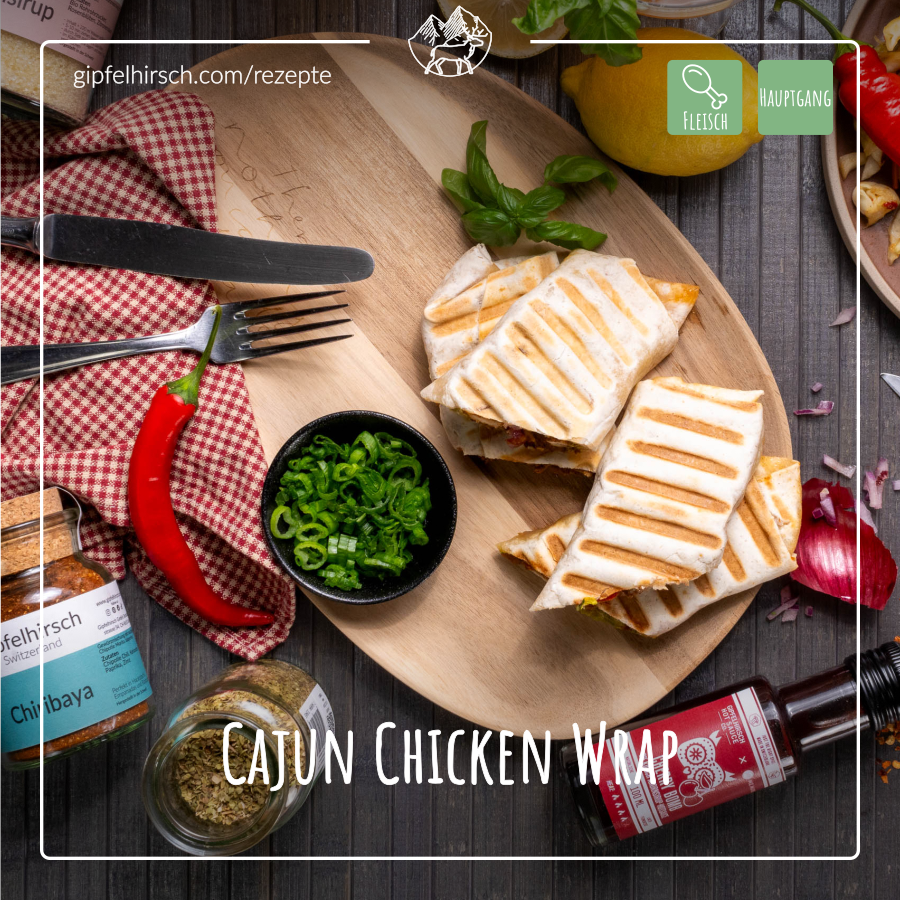 Cajun Chicken Wrap