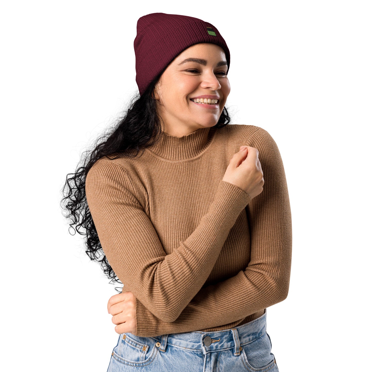 Ribbed beanie - Embroidered Spice Jar