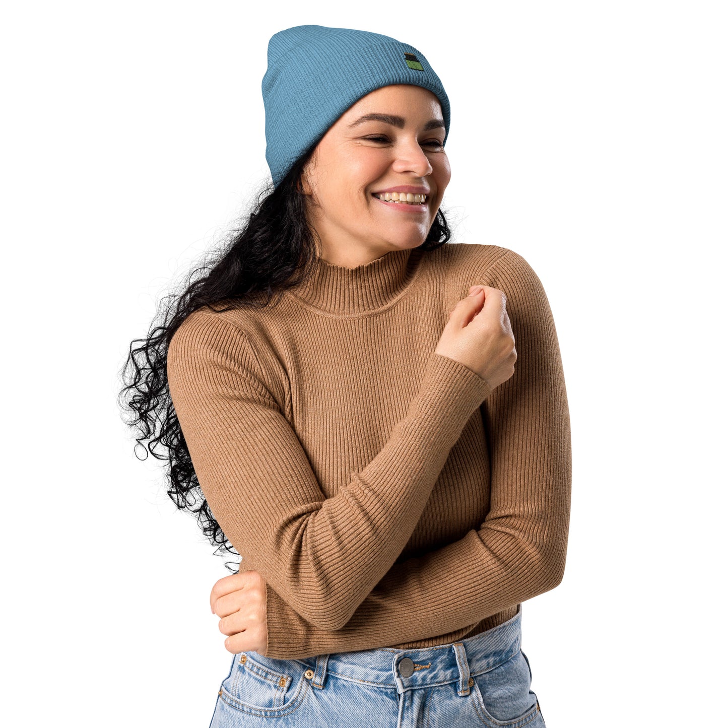 Ribbed beanie - Embroidered Spice Jar