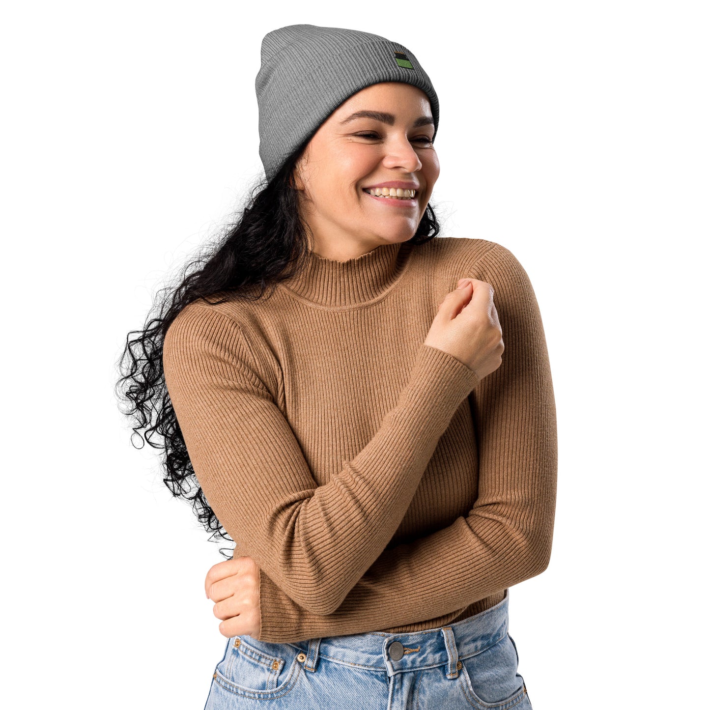 Ribbed beanie - Embroidered Spice Jar