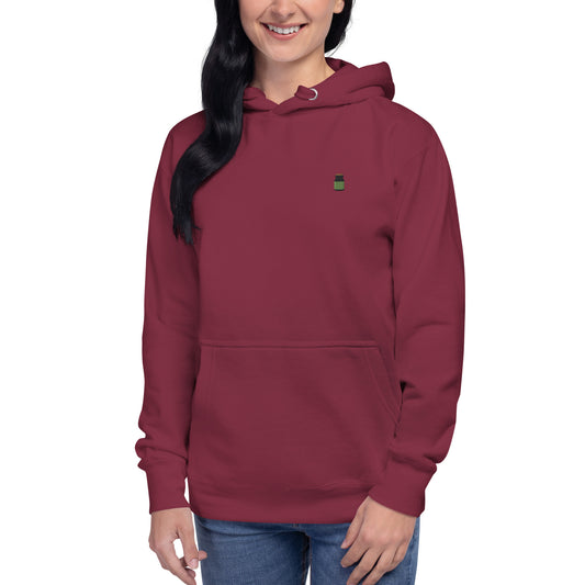 Unisex Hoodie – Besticktes Gewürzglas