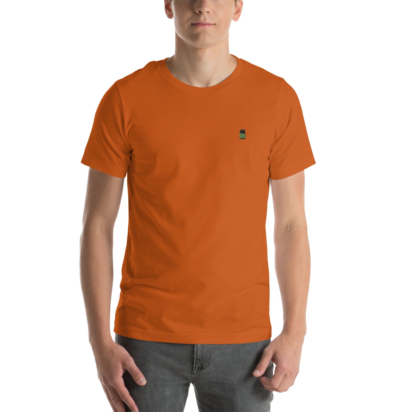 Unisex T-Shirt - Embroidered Spice Jar