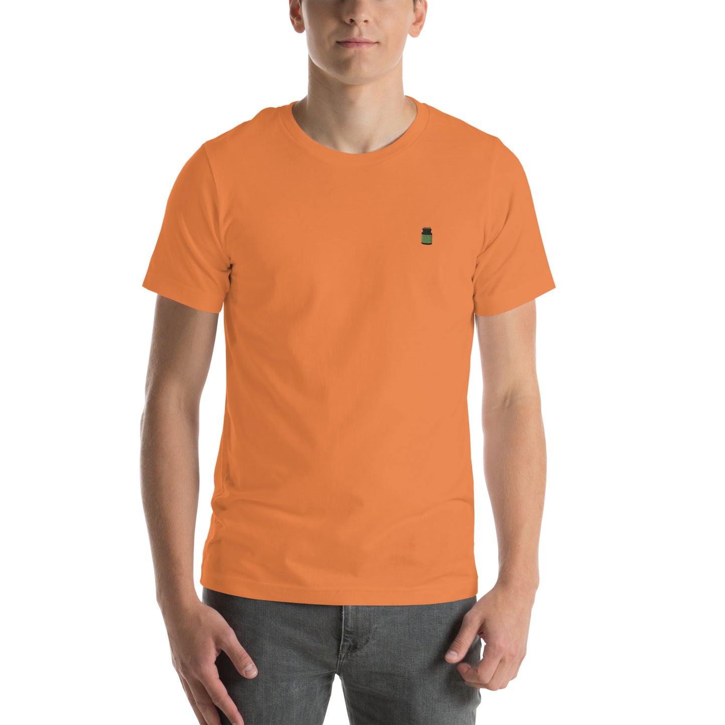 Unisex T-Shirt - Embroidered Spice Jar