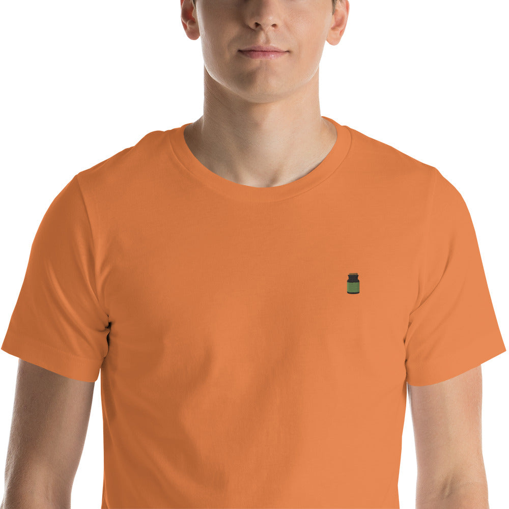 Unisex T-Shirt - Embroidered Spice Jar