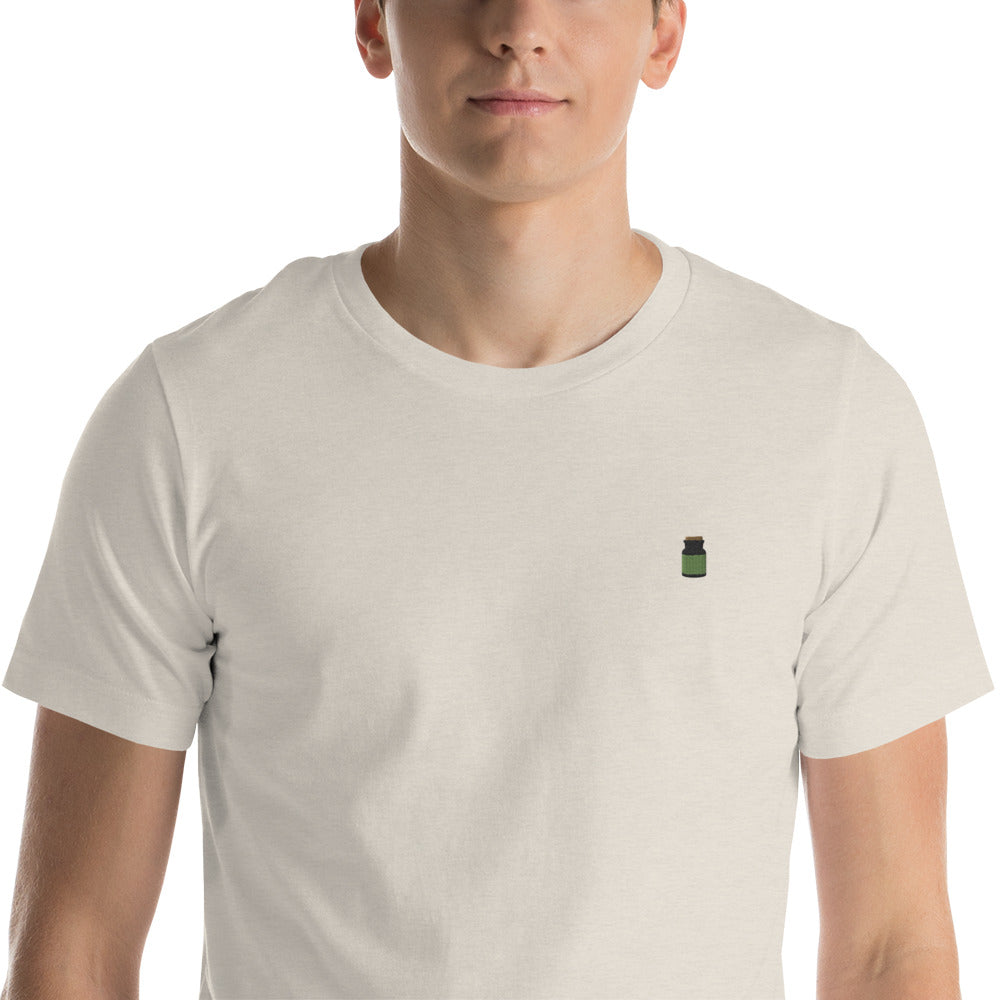 Unisex T-Shirt - Embroidered Spice Jar