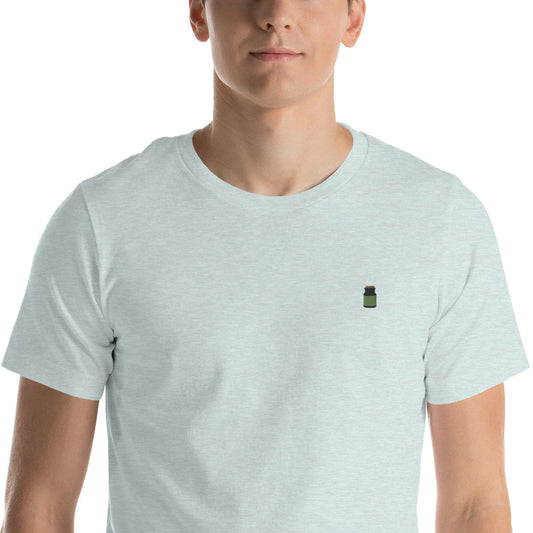 Unisex T-Shirt – Besticktes Gewürzglas