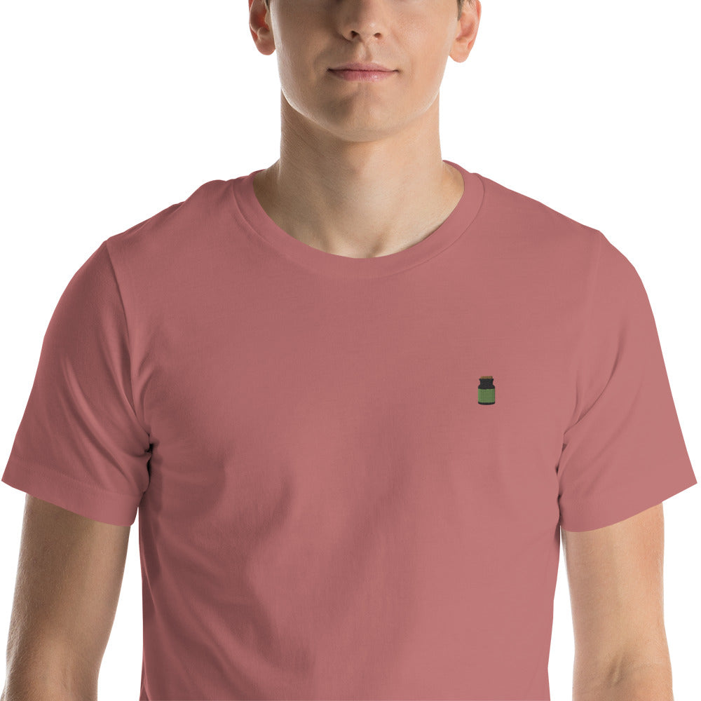 Unisex T-Shirt - Embroidered Spice Jar