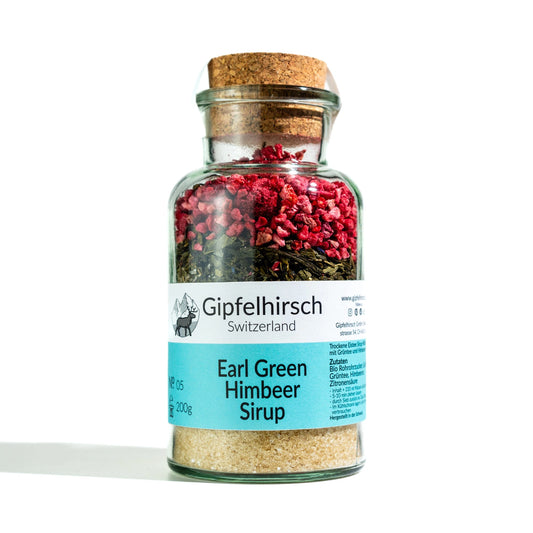 Earl-Green Himbeer Sirup – die Eistee Edition