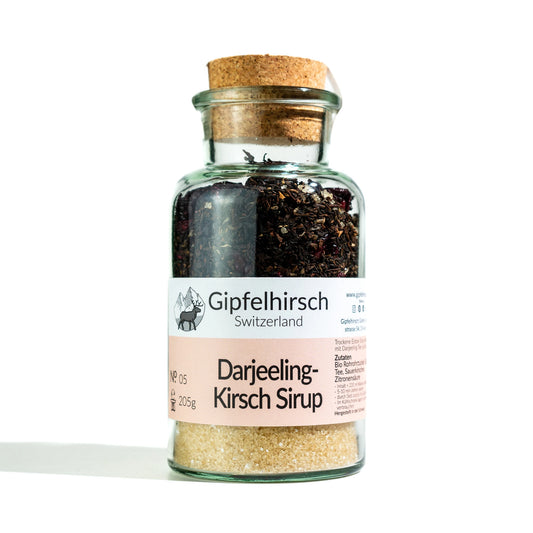 Darjeeling Kirsch Sirup - der starke Eistee