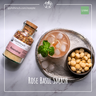 Rose Basil Smash